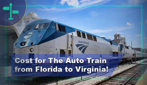 How Much Does It Cost To Take The Auto Train To Florida.